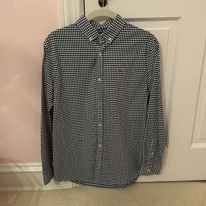 Vineyard Vines Boys Performance Button Down Shirt in Blue Plaid